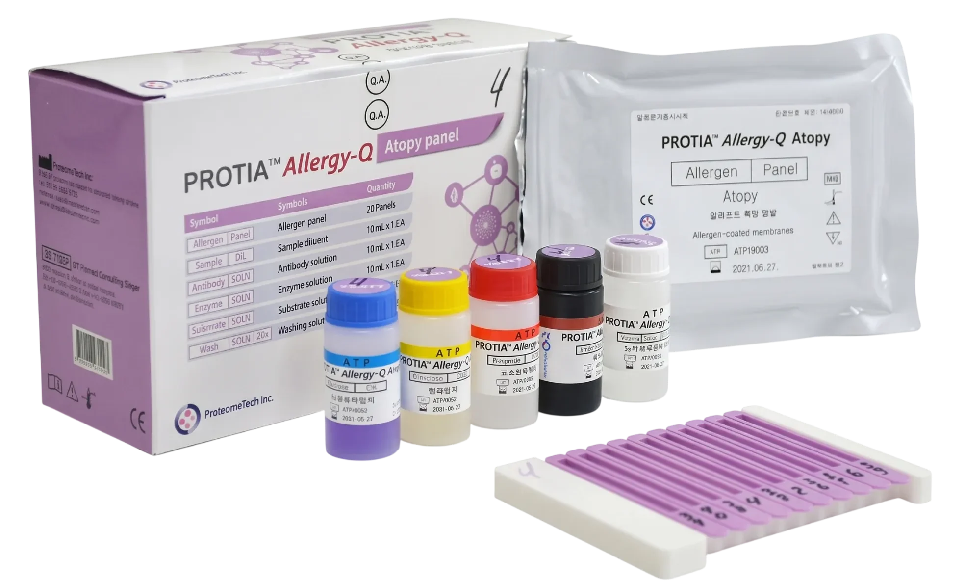 Атопическая панель PROTIA Allergy Q для комплексной аллергодиагностики в лаборатории