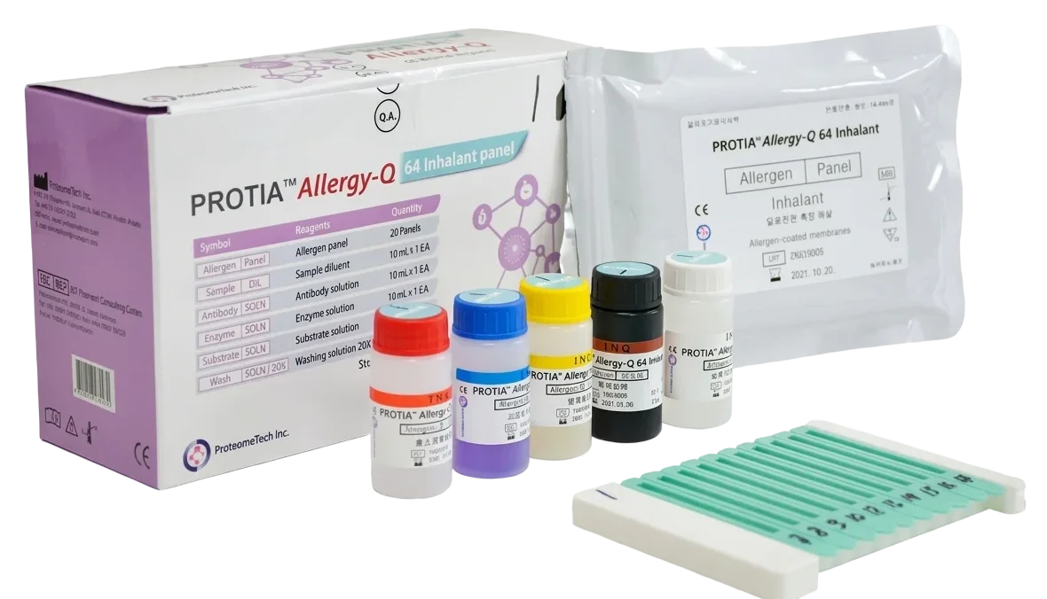 Респираторная панель PROTIA Allergy Q для диагностики аллергии на пыльцу и ингаляционные аллергены