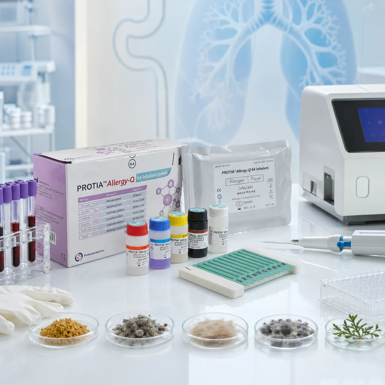 Респираторная панель аллергенов PROTIA Allergy Q в лабораторной диагностике